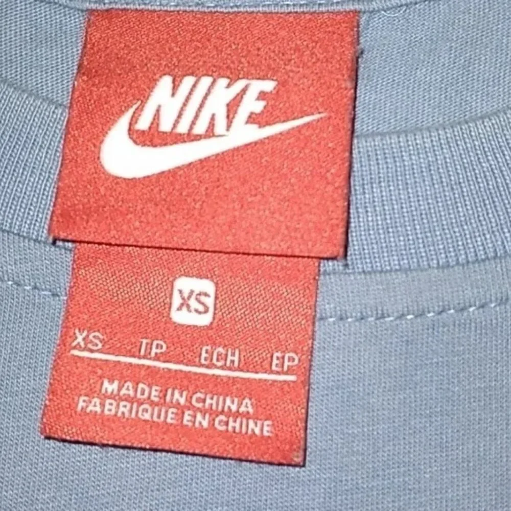 Nike Sportswear Pastel Blue Hologram Logo Tank Top